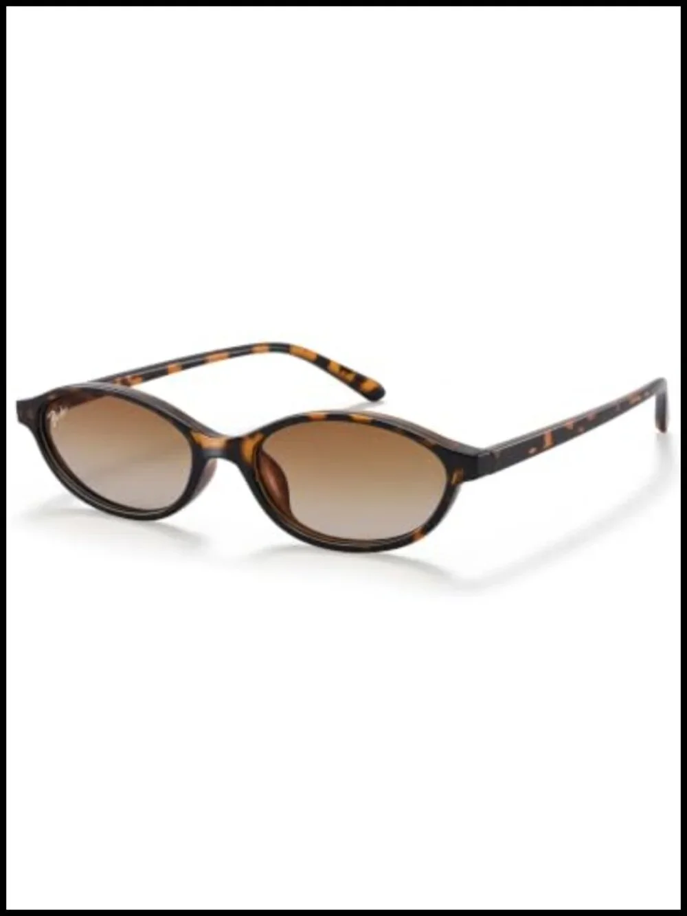 Polarized Retro Oval Cat Eye Sunglasses Lightweight Sun Glasses